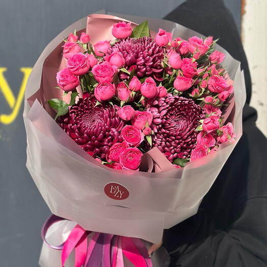 Букет «малиновое вино»