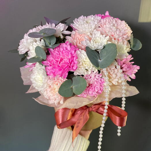 Нежная хризантема в коробочке 💐