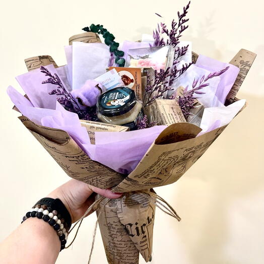 Букет из чая « Сиреневая симфония»