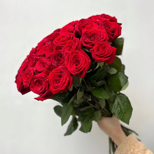 Монобукет из 45 красных роз