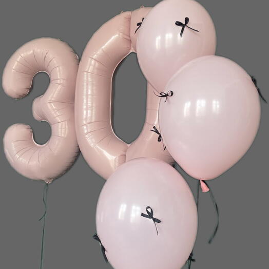 Набор из 5 Шаров на 30 лет