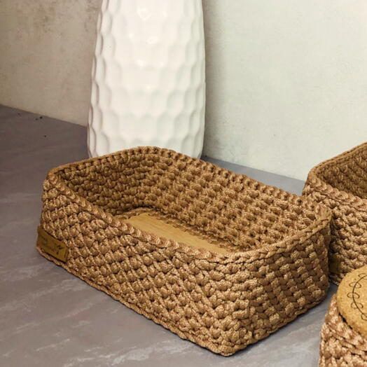 Прямоугольная корзинка