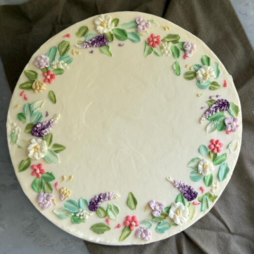 Торт 3кг с цветами