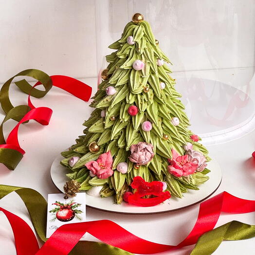 Новогодняя ёлочка из зефира, подарок на Новый год, новогодний подарок