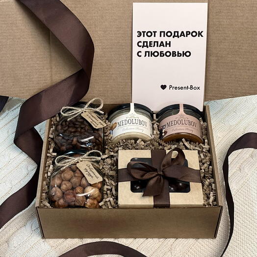 Подарочный набор «Янтарь» — готовый подарок ручной работы от Present-Box