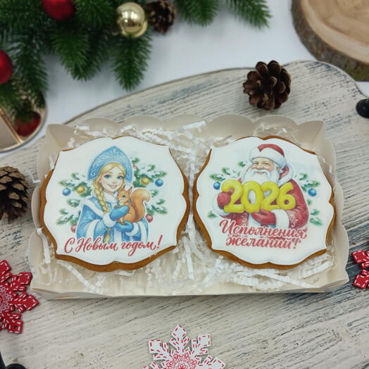 Набор пряников на Новый год