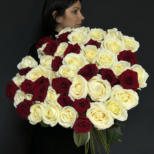 Букет ГИГАНТ из 51 розы 🌹