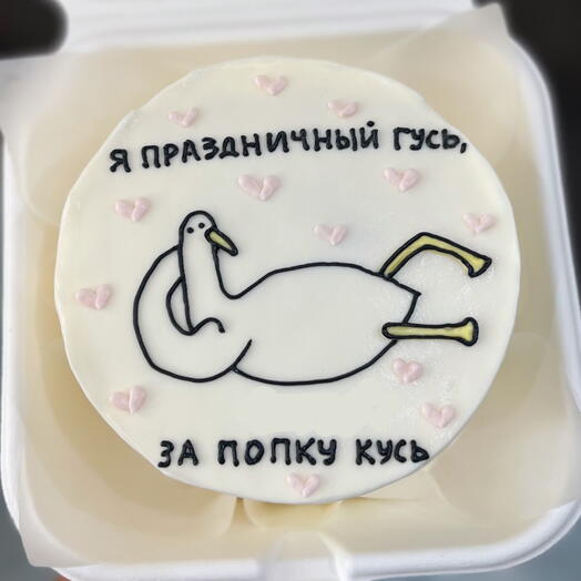 Бенто торт Праздничный гусь