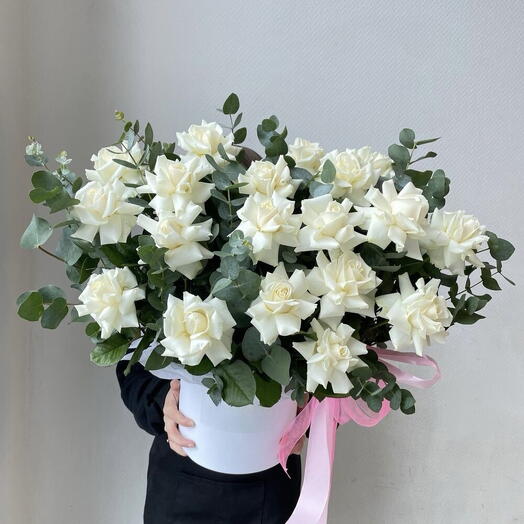 Розы в коробке