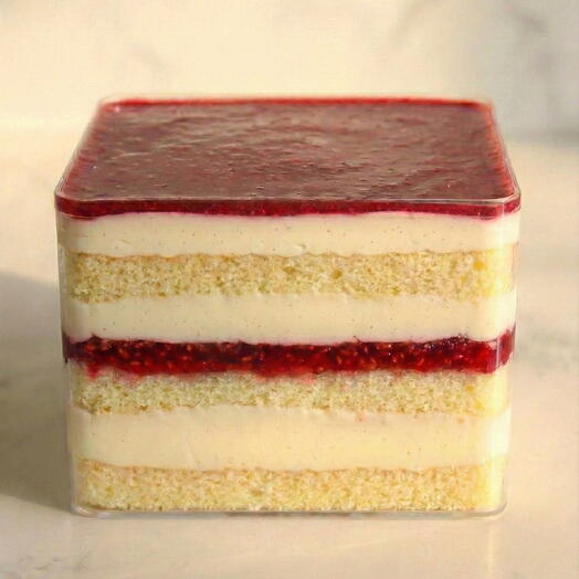 Малиновый пломбир | бенто | cake box | 300 грамм