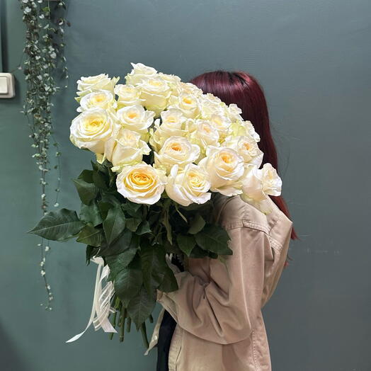 Букет из 25 нежных роз