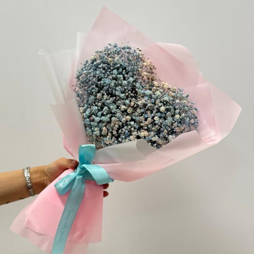 Сердце из гипсофилы