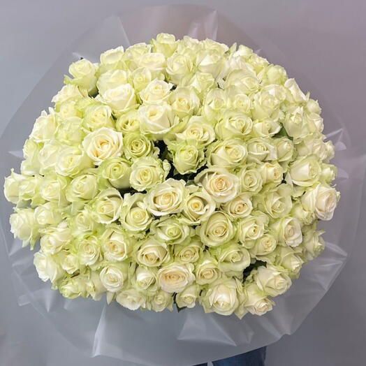 Ramo de 101 Rosas blancas