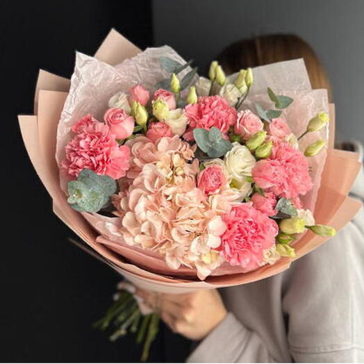 Авторский букет "Вдохновение "/гортензия/пион куст роза//Цветы Магнитогорск/Доставка цветов Магнитогорск/Цветы в Магнитогорске