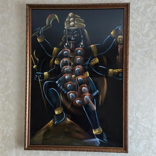 Богиня Кали большая картина 68*48 см