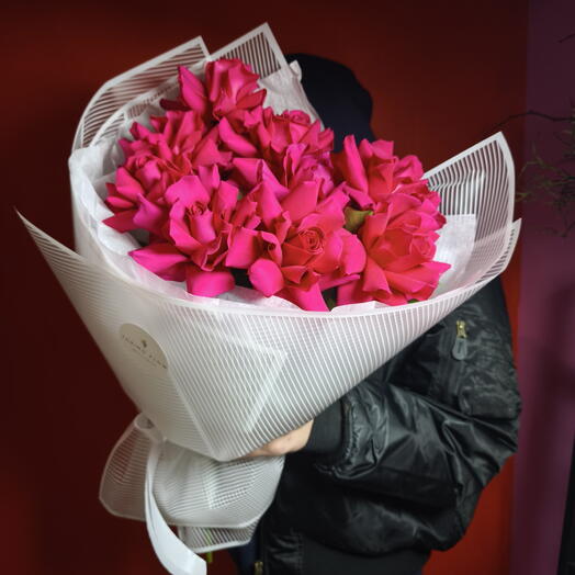 Букет ароматных розовых роз "Пинк Флойд" 💓💓💓