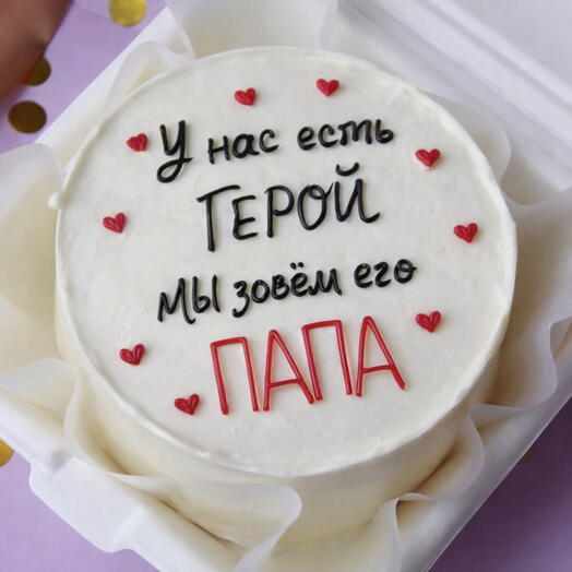Бенто торт папе/мужу