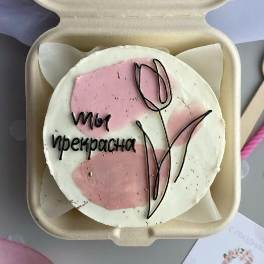 Бенто торт «Ты прекрасна»