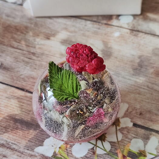 Чайная бомбочка "ТАЙНЫ МАЛИНОВОГО РАССВЕТА"