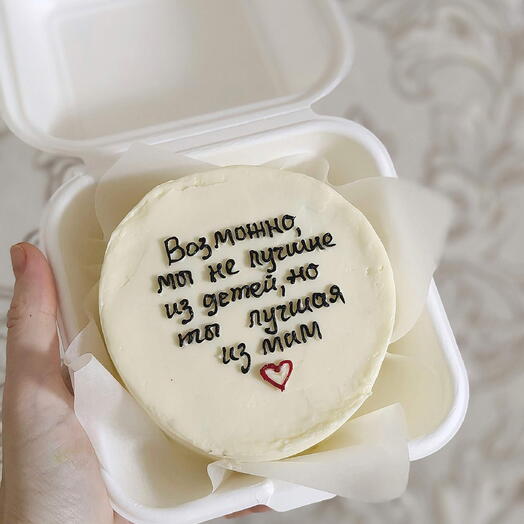 Бенто торт лучшей маме от детей