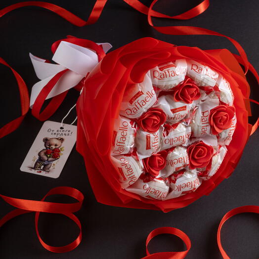 Букет Raffaello red mini