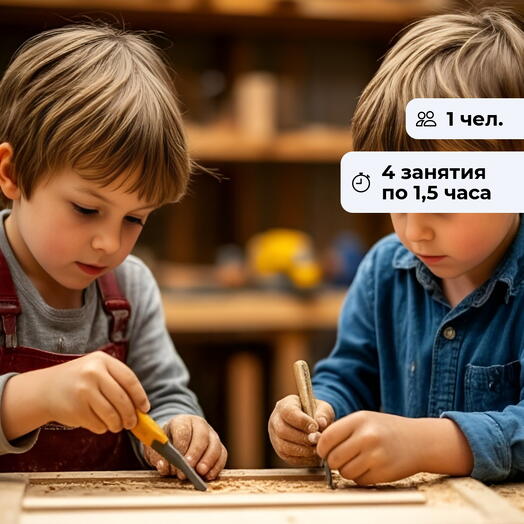 Столярим-мастерим.  Курс занятий по столярному делу для детей