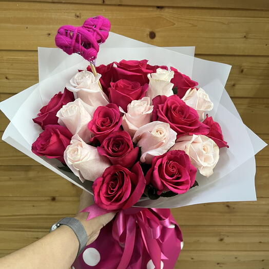 Розы Эквадор 21 шт