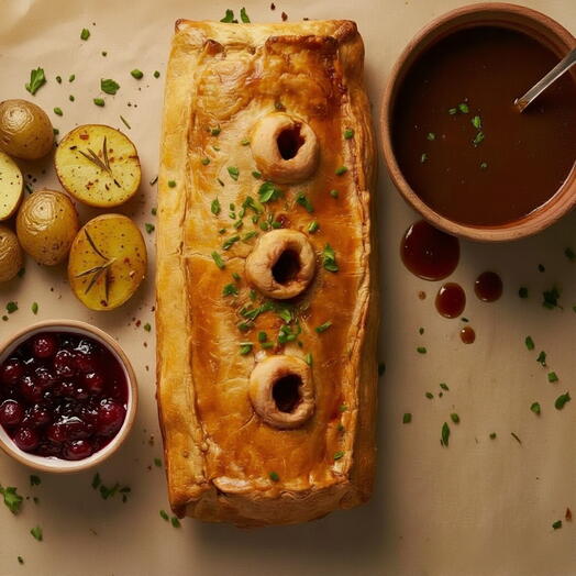 Пирог с курицы и болгарский перцем
