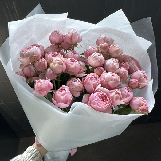 Пионовидная кустовая роза 🌹