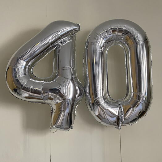 Шар цифра 40