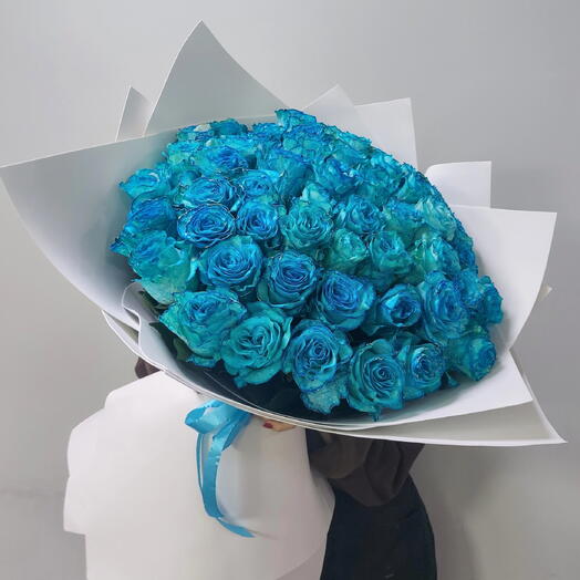 101 синяя роза