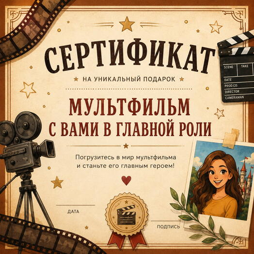 Мультфильм с вами в главной роли