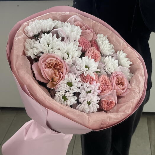 Букет из пионовидных роз😍