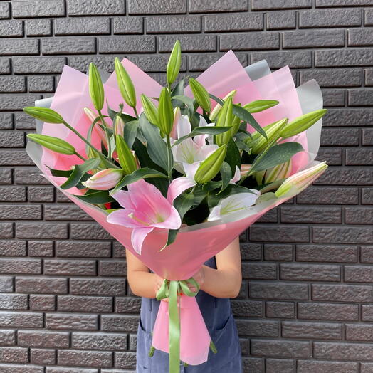 Букет из 5шт лилий 🌺