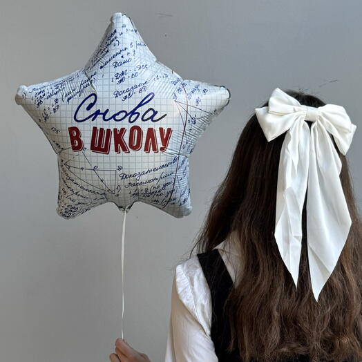 Воздушный шар на 1 сентября «Снова в школу»