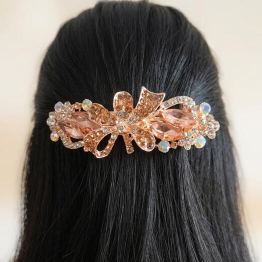 Заколока-автомат MISS MERRY «Crystal Bow»