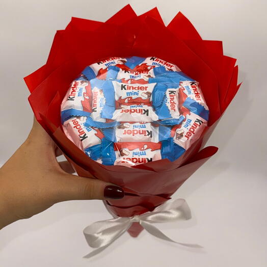 Сладкий букет из конфет Kinder 13 шт на день рождения