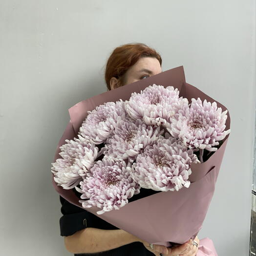 Букет из 7 Одноголовых хризантем 💗