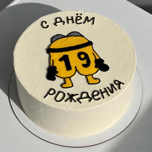 Торт с миньоном на день рождения