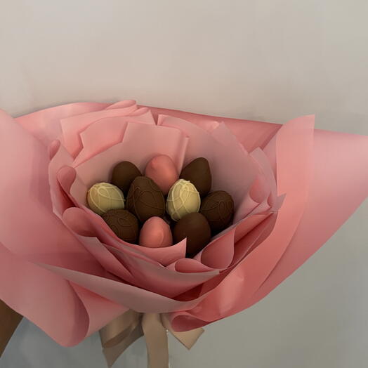Букет из клубники в шоколаде callebaut классический