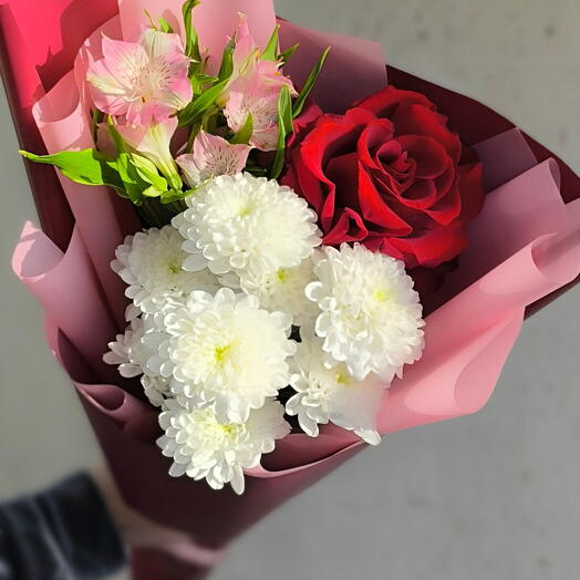🥰Букет с французской розочкой