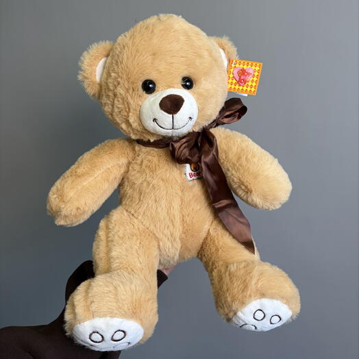 Мягкая игрушка «Мишка с коричневым бантом Bear»