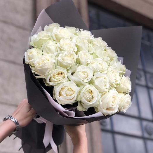 Букет из 31 розы 40 см