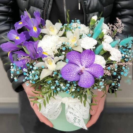 Flores en una Caja de "amor secreto"