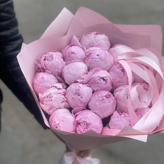 Bouquet of 15 peonies Sarah Bernhardt Sarah Behrnard