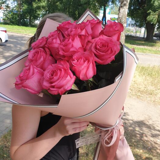 19 ароматных высоких розоввх роз😍