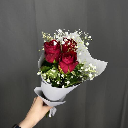 Мини-букет из роз 3