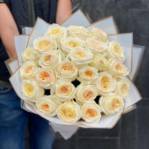 Cream rose Monobucket ( 25 pcs)