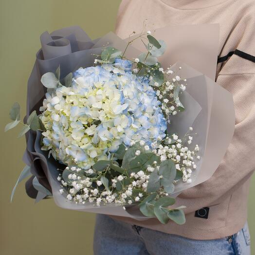 El ramo de flores de Arándanos con crema