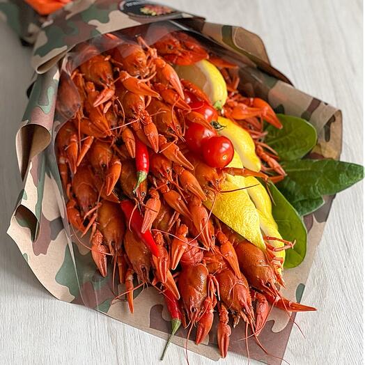 Букет из раков средний